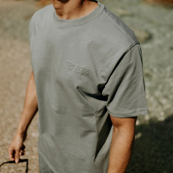 Croyez Abstract T-shirt Antraciet