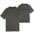 croyez abstract t-shirt donker groen
