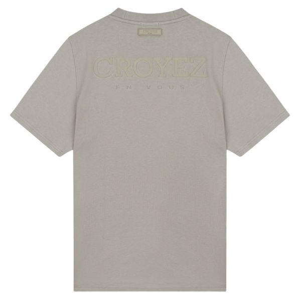 Croyez Abstract T-shirt Grijs