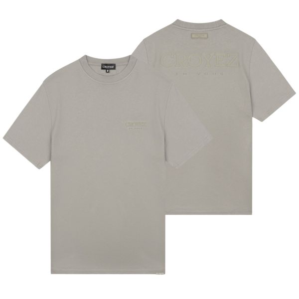 Croyez Abstract T-shirt Grijs