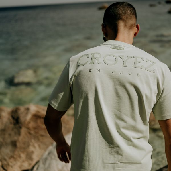 Croyez Abstract T-shirt Groen