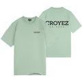 croyez abstract t-shirt licht groen