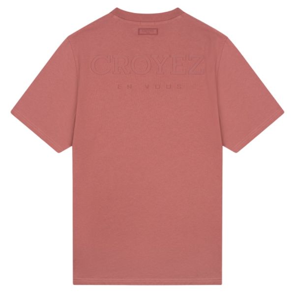 Croyez Abstract T-shirt Rood