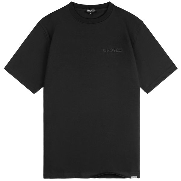 croyez abstract t-shirt zwart