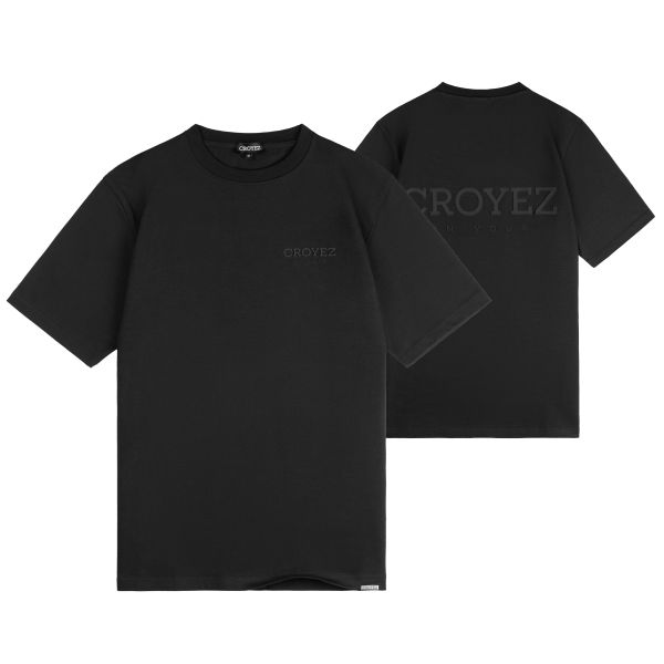 croyez abstract t-shirt zwart