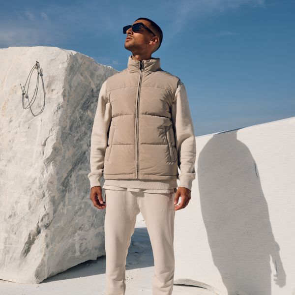 Croyez Allover Bodywarmer Beige