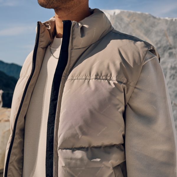 Croyez Allover Bodywarmer Beige