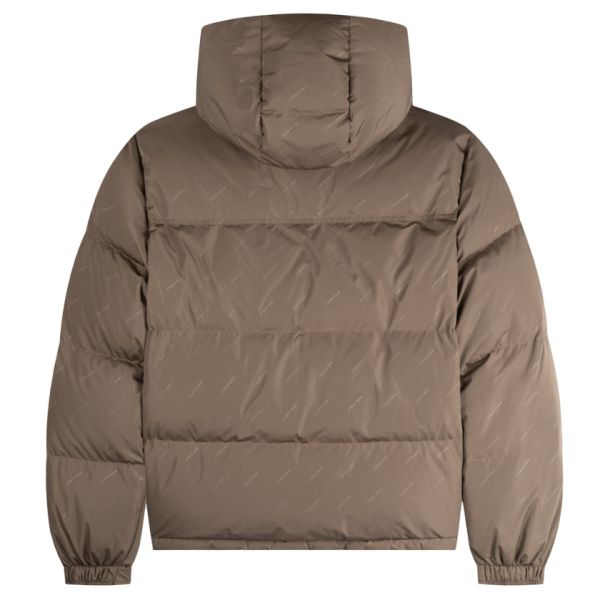 Croyez Allover Puffer Bruin