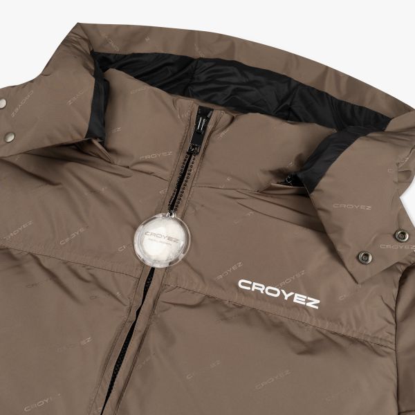 Croyez Allover Puffer Bruin