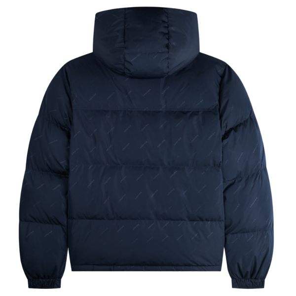 Croyez Allover Puffer Navy