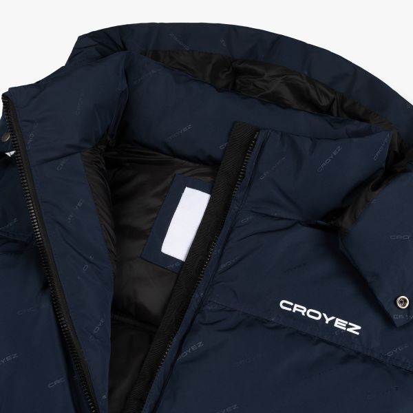 Croyez Allover Puffer Navy
