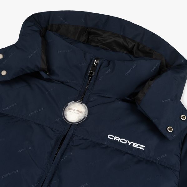 Croyez Allover Puffer Navy
