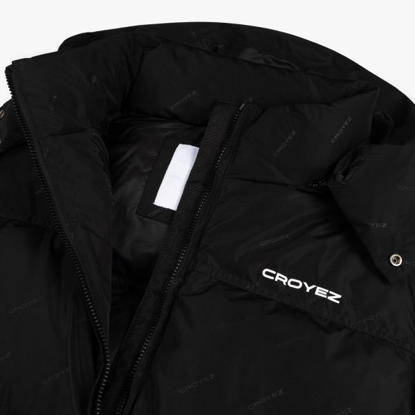 Croyez Allover Puffer Zwart