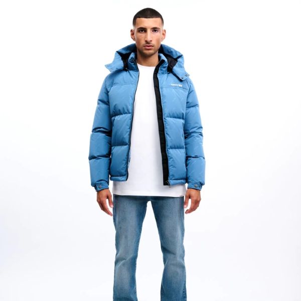 Croyez Allover Puffer Blauw