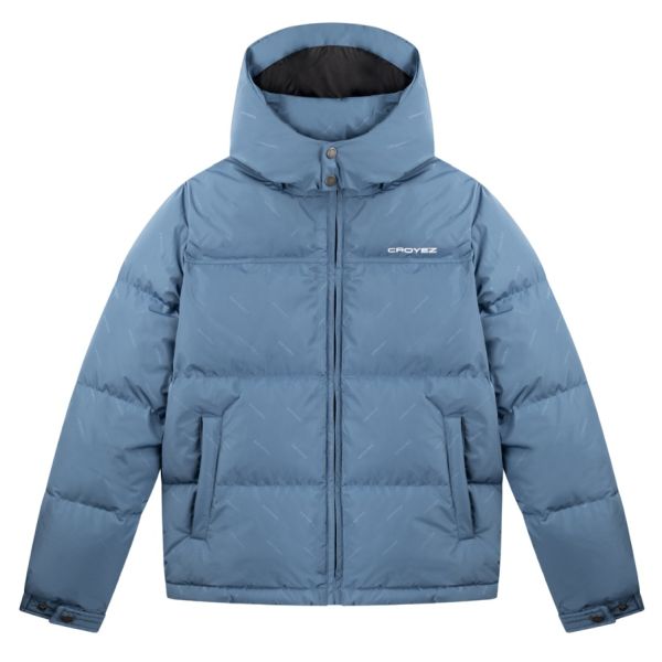 Croyez Allover Puffer Blauw