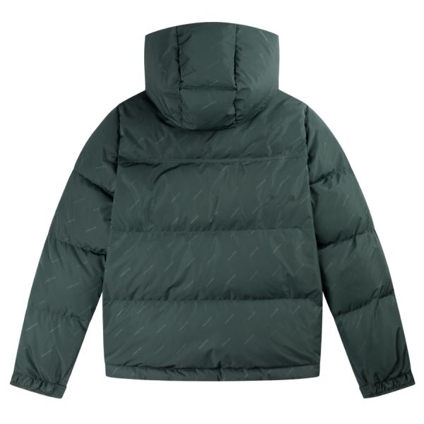 Croyez Allover Puffer Donker Groen