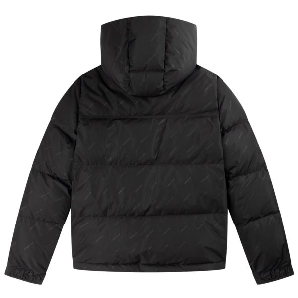 Croyez Allover Puffer Zwart