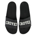 Croyez Arch Logo Slippers Zwart