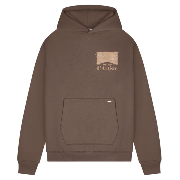 Croyez Atelier Flower Hoodie Bruin