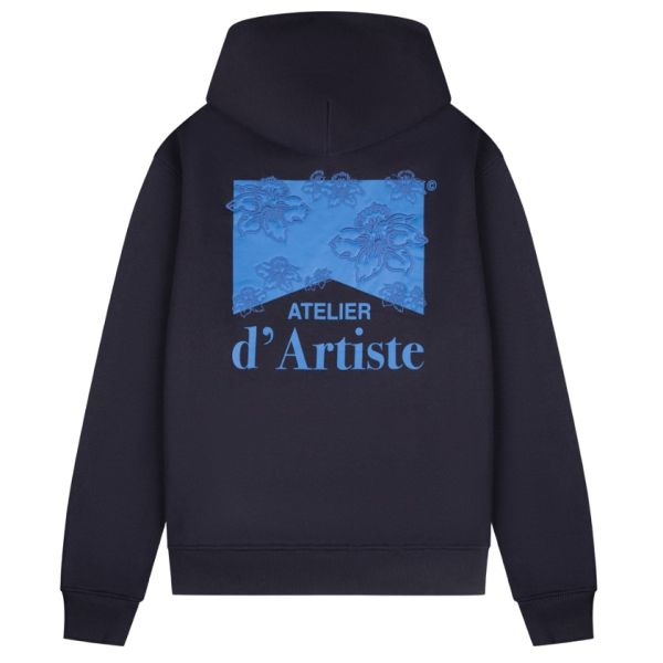 Croyez Atelier Flower Hoodie Navy