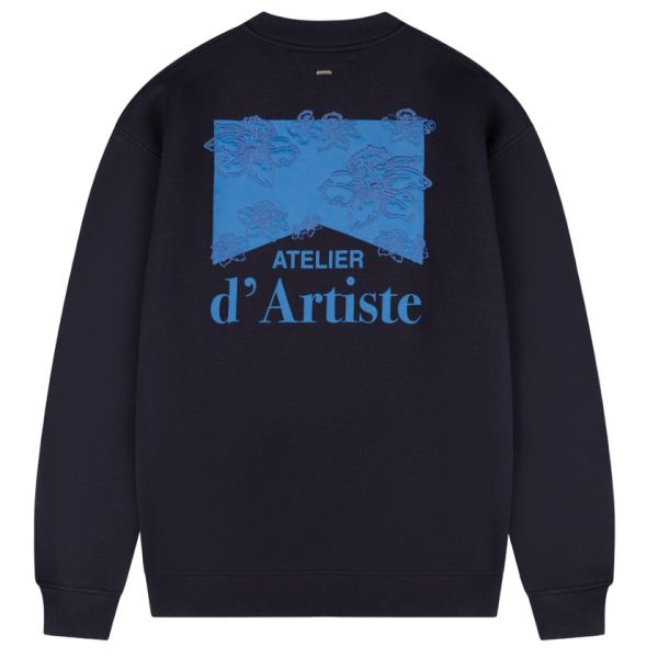 Croyez Atelier Flower Sweater Navy