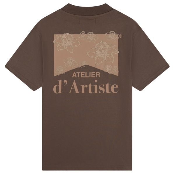 Croyez Atelier Flower T-shirt Bruin