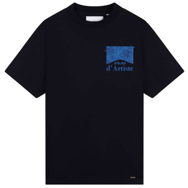 Croyez Atelier Flower T-shirt Navy