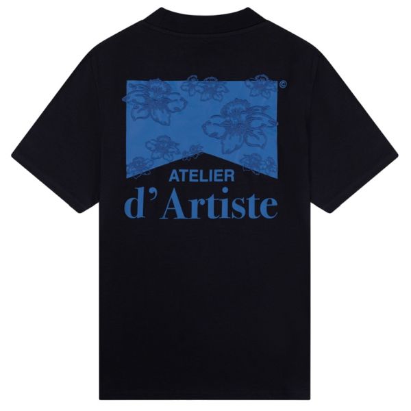 Croyez Atelier Flower T-shirt Navy