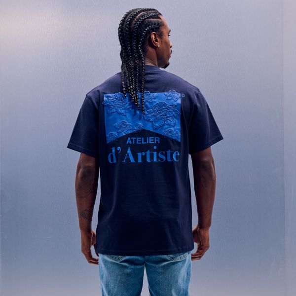 Croyez Atelier Flower T-shirt Navy