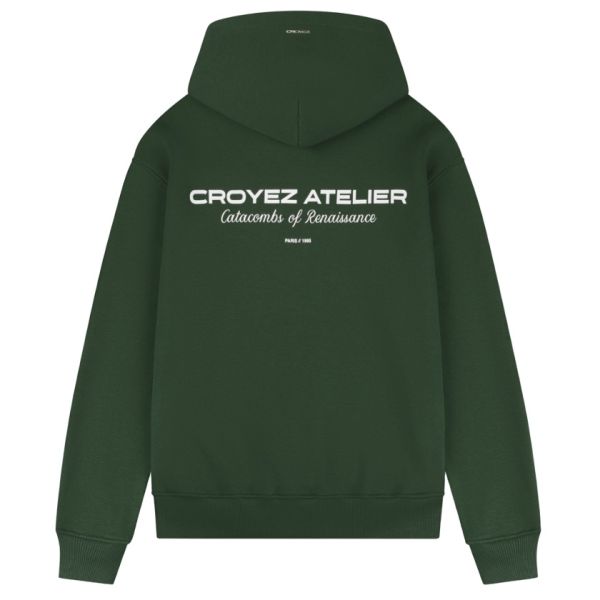 Croyez Atelier Hoodie Donker Groen