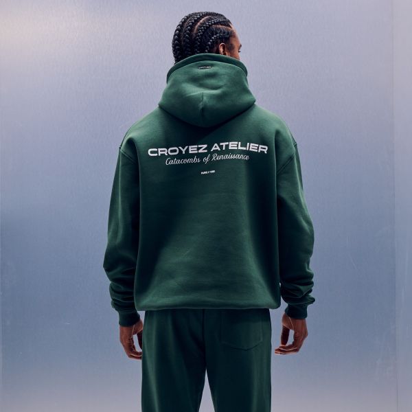 Croyez Atelier Hoodie Donker Groen