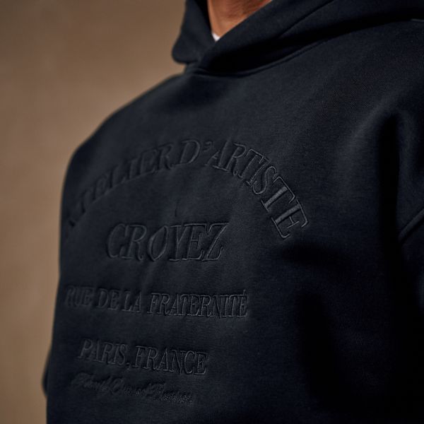 Croyez Atelier Hoodie Zwart