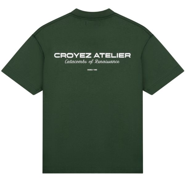 Croyez Atelier T-shirt Donker Groen