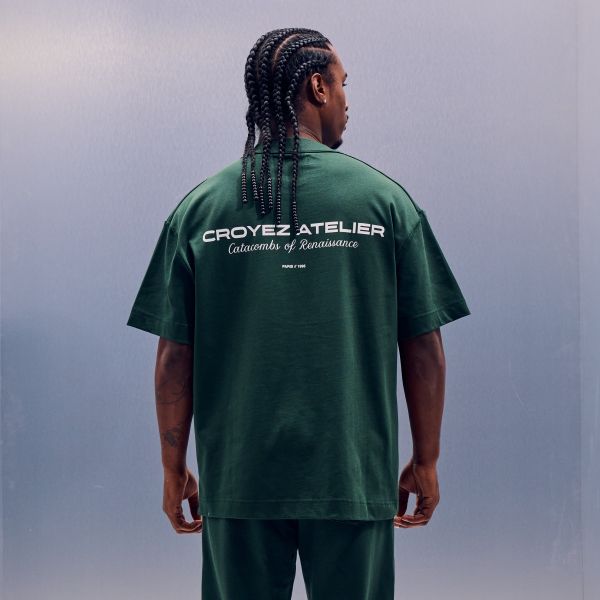 Croyez Atelier T-shirt Donker Groen