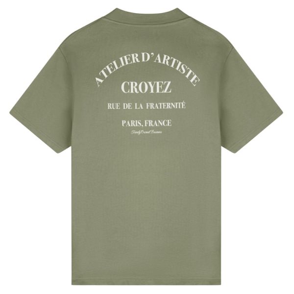 Croyez Atelier T-shirt Donker Groen