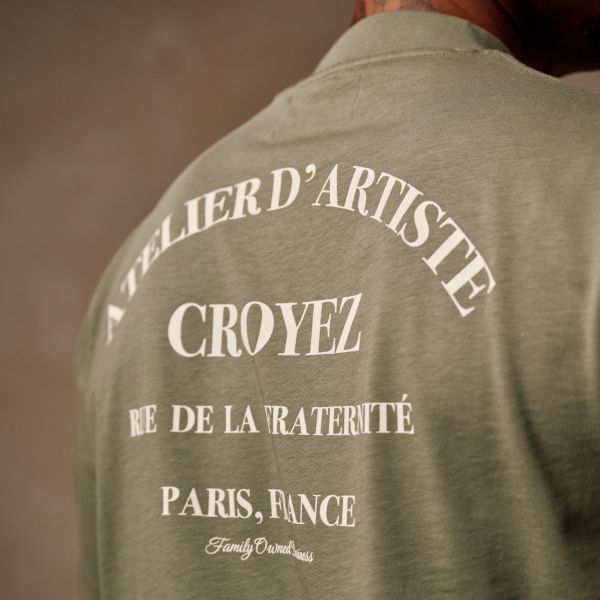 Croyez Atelier T-shirt Donker Groen