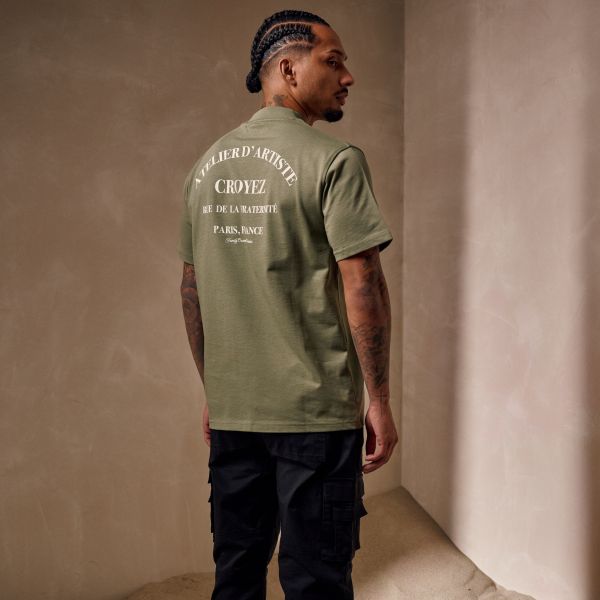 Croyez Atelier T-shirt Donker Groen