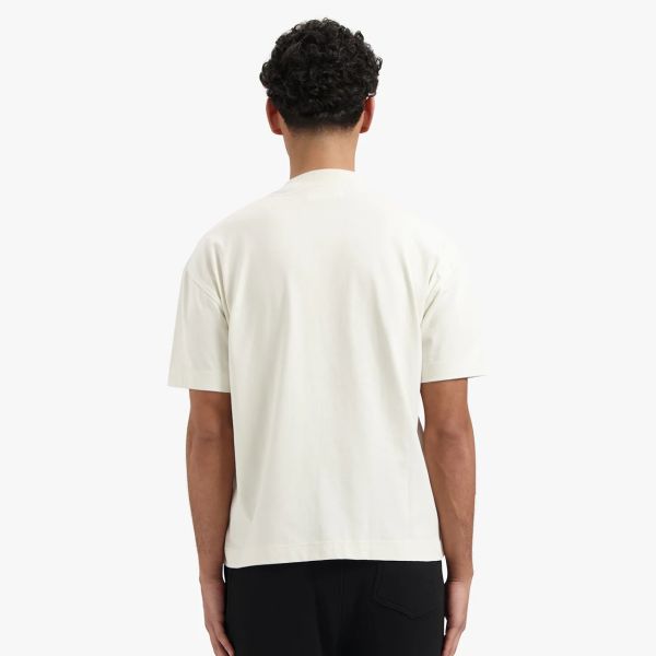 Croyez Blue Heron T-shirt Off White