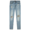 croyez ch1 distressed jeans blauw