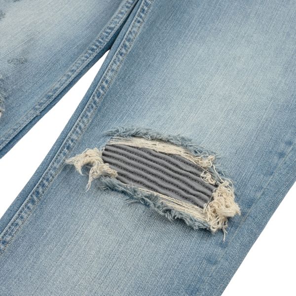 croyez ch1 distressed jeans blauw