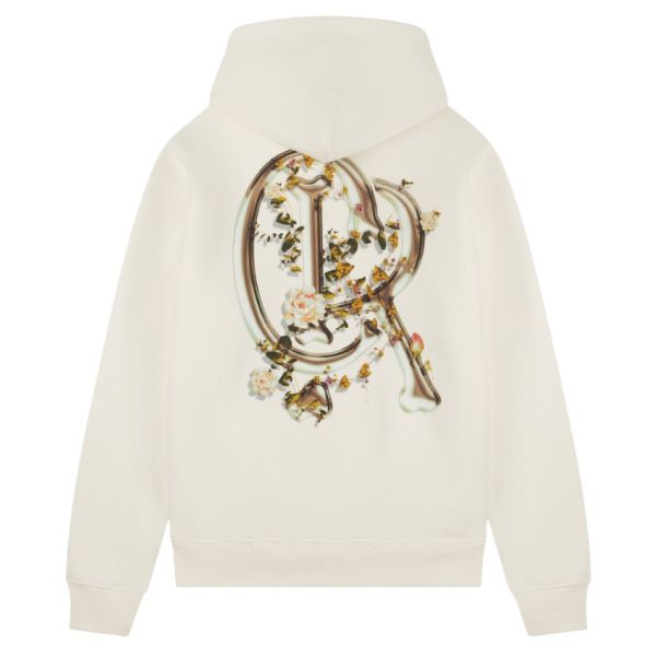 Croyez Chrome Flower Hoodie Off White