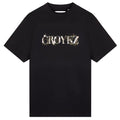 Croyez Chrome Flower T-shirt Zwart
