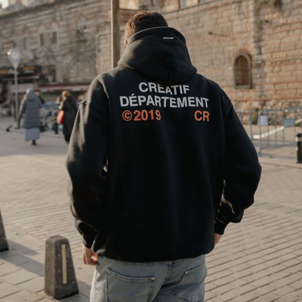 Croyez Créatif Département Hoodie Zwart