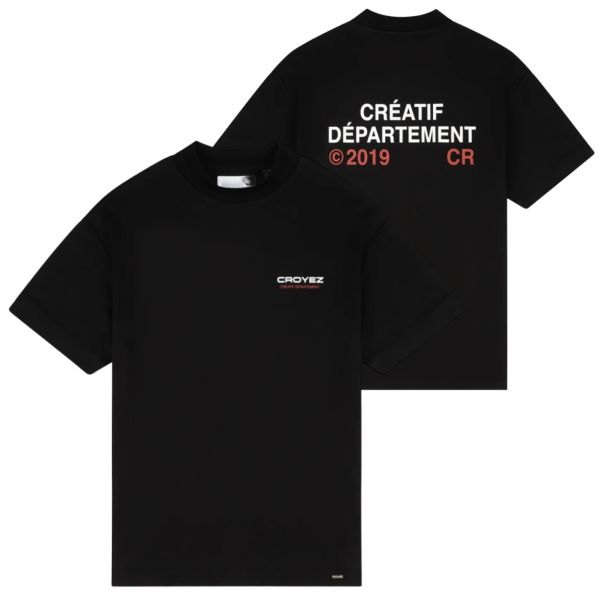 Croyez Créatif Département T-shirt Zwart