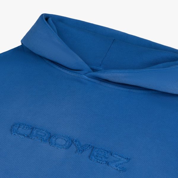 Croyez Cutout Hoodie Blauw