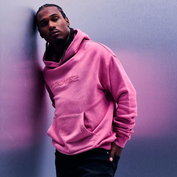 Croyez Cutout Hoodie Roze