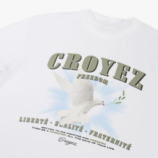 Croyez Dove of Peace T-shirt Wit