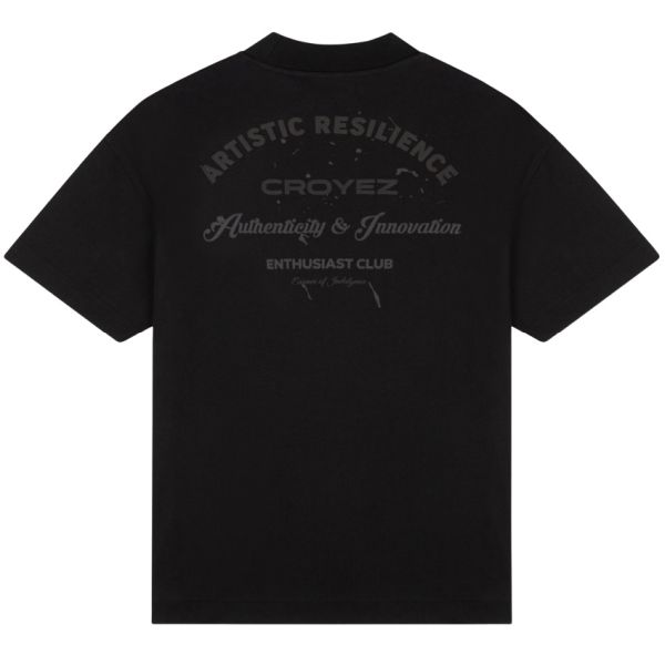 Croyez Enthusiast Club T-shirt Zwart