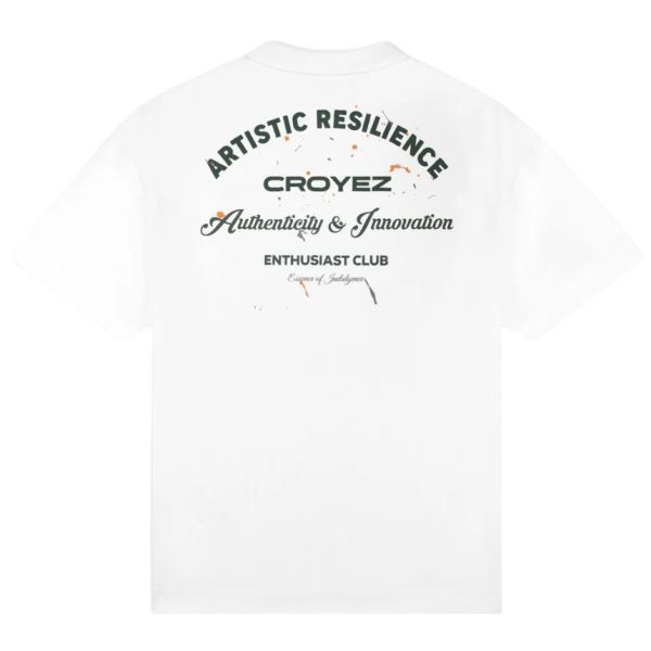 Croyez Enthusiast Club T-shirt Wit