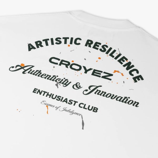 Croyez Enthusiast Club T-shirt Wit